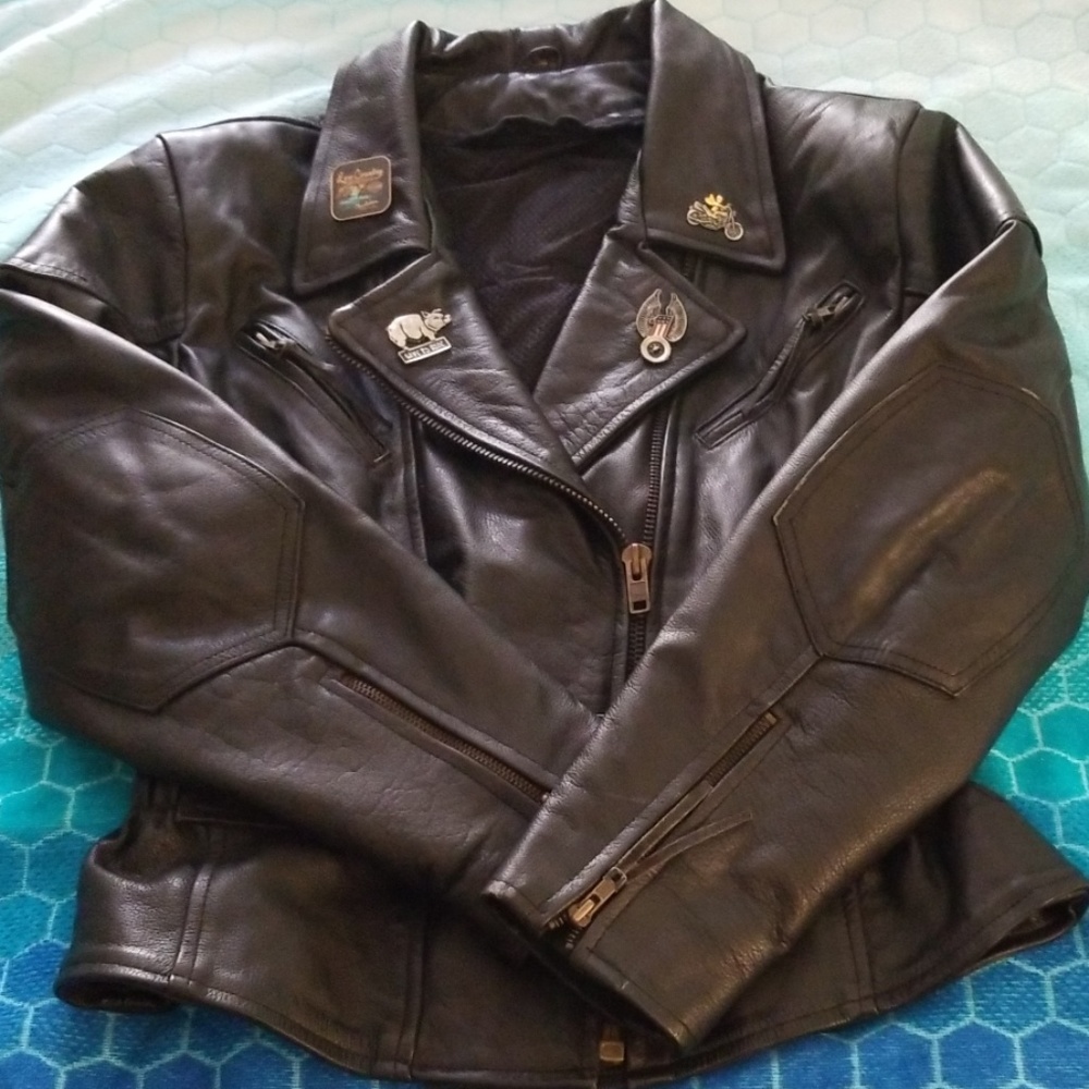 Ladies Riding Leather jacket - Picture 2 of 4